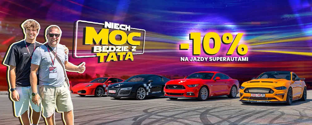Prezent na Dzień Ojca: Jazda sportowym autem -10%
